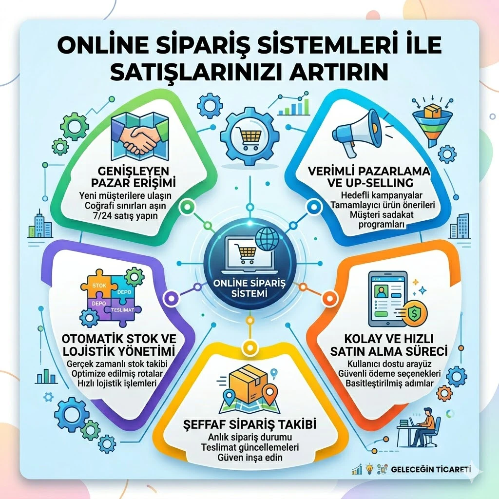 Online Sipariş Sistemleri ile Satışlarınızı Artırın