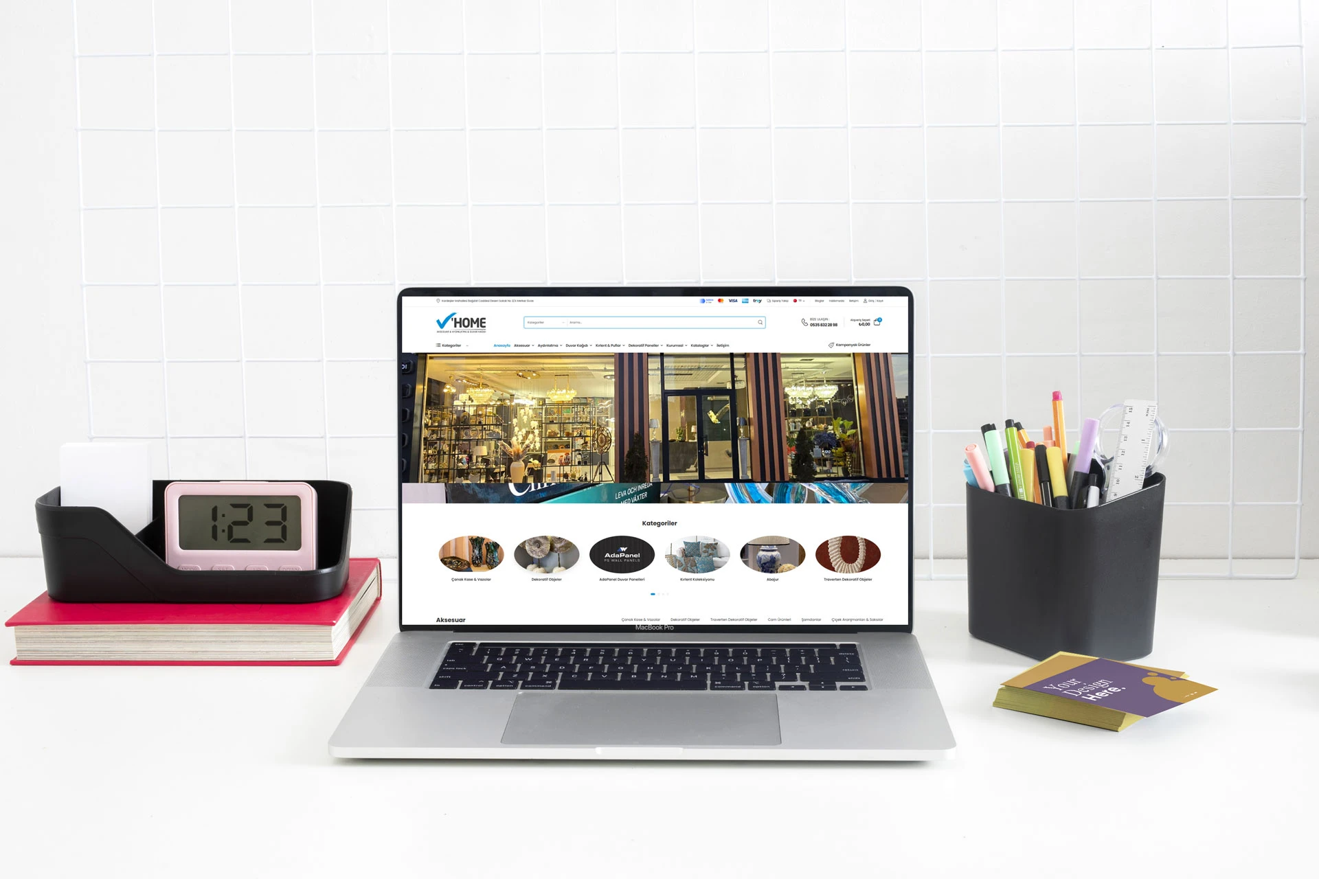 V Home Aksesuar Online Satış Sitesi
