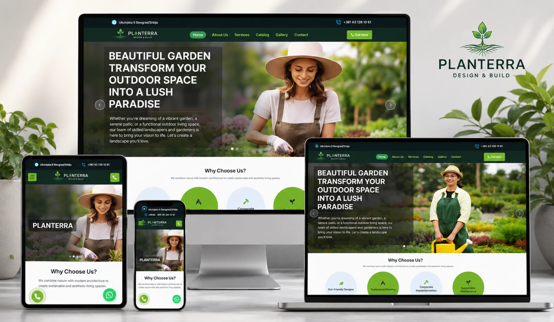 Peyzaj İşleri Yapan Planterra Firması Web Sitesi