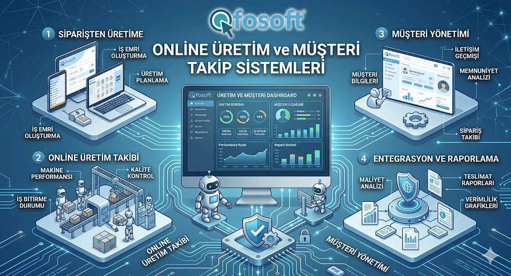 Online Üretim ve Müşteri Takip Sistemleri